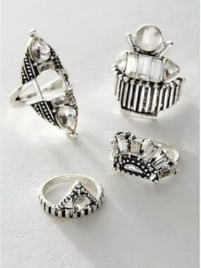 Free People Rhapsody Ring Set NWT